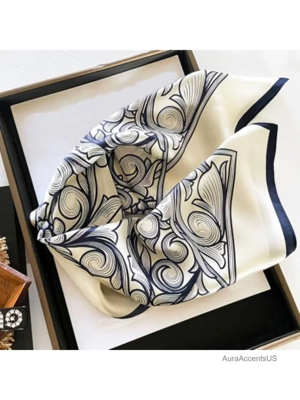 100% Real Mulberry Silk Lightweight Square Scarf Headscarf Neckerchief